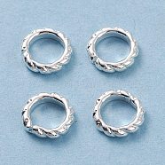 304 Stainless Steel Quick Link Connectors, Linking Rings, Silver, 9x2mm, Inner Diameter: 6mm(STAS-O110-14S)