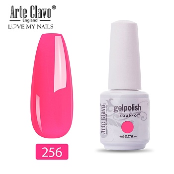 8ml Special Nail Gel, for Nail Art Stamping Print, Varnish Manicure Starter Kit, Deep Pink, Bottle: 25x66mm