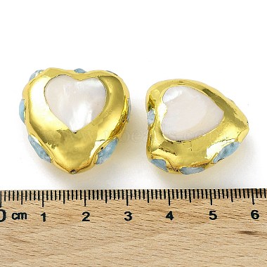 perles de larimar naturelles(KK-K348-24G)-2
