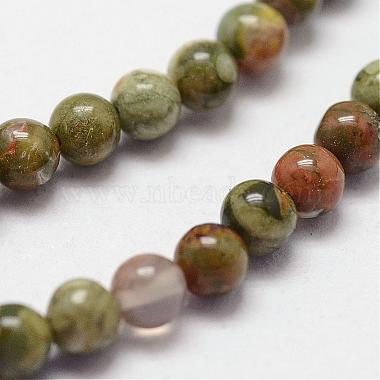 Natural Rhyolite Jasper Beads Strands(G-N0183-01-3mm)-3