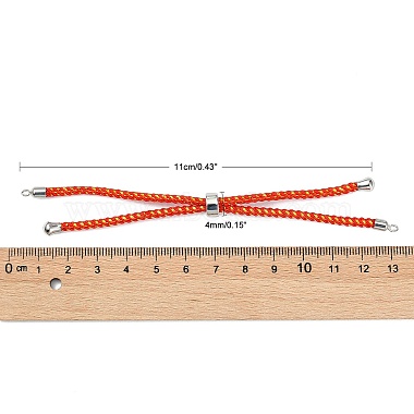 Adjustable Nylon Cord Slider Bracelet Making(MAK-F026-A-P)-8