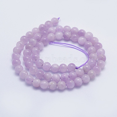 Chapelets de perles en kunzite naturelle(G-L478-14-6mm)-3
