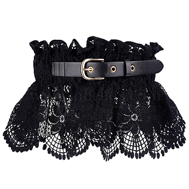 Black Polyester Chain Belt