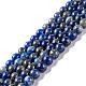 Natural Lapis Lazuli Round Beads Strands(G-I181-09-6mm)-1