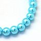 Baking Painted Pearlized Glass Pearl Round Bead Strands(X-HY-Q003-6mm-48)-2