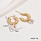 Stainless Steel Hoop Earrings for Women(VK1430-1)-1
