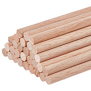 Wood Craft Sticks, Column, Old Lace, 30x0.6cm(WOOD-WH0125-11D)