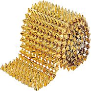 Plastic Rivets, Cone, Golden, 8x6.5mm(KY-FG0001-02G)