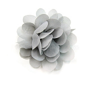 Lace Costume Accessories, Flower, Light Grey, 50mm(OHAR-Q142-14)