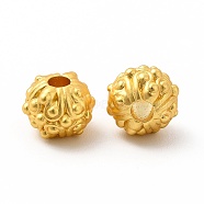 Rack Plating Alloy Beads, Rondelle, Matte Gold Color, 11x8.3mm, Hole: 3.1mm(PALLOY-A001-27MG)