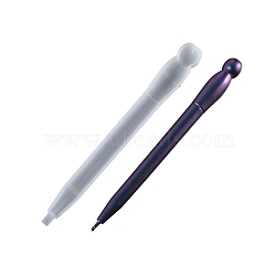 DIY Ballpoint Pen Silicone Molds, Resin Casting Molds, For UV Resin, Epoxy Resin Jewelry Making, White, 147x16x11mm, Inner Diameter: 13x135mm(DIY-Z019-12)