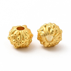 Rack Plating Alloy Beads, Rondelle, Matte Gold Color, 11x8.3mm, Hole: 3.1mm(PALLOY-A001-27MG)