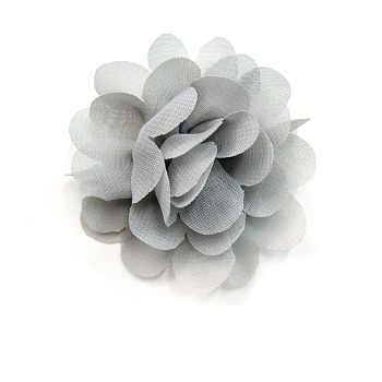 Lace Costume Accessories, Flower, Light Grey, 50mm