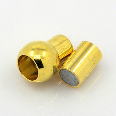 Brass Magnetic Clasps with Glue-in Ends(KK-G230-6mm-M-NF)-3
