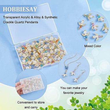 hobbiesay 40 Stück transparente Acryl-(FIND-HY0001-40)-4