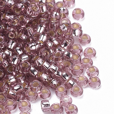 Silver Lined Glass Seed Beads(SEED-Q025-1.5mm-C06)-2