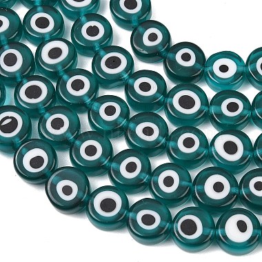 Handgemachte evil eye Glasperlen(LAMP-C028-02)-4