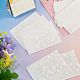 50Pcs PP Heart Pattern Laser Card Film(AJEW-TADJ0001-27B)-4