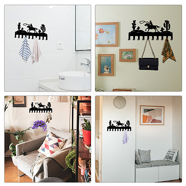 Iron Wall Mounted Hook Hangers(HJEW-WH0018-049)-6