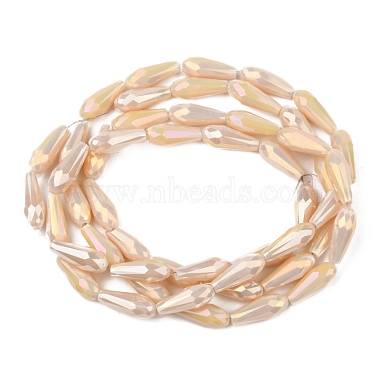Electroplated Opaque Glass Beads Strands(X-EGLA-L015-FR-B25-01)-3