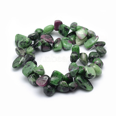 Natural Ruby in Zoisite Beads Strands(G-K220-40)-2