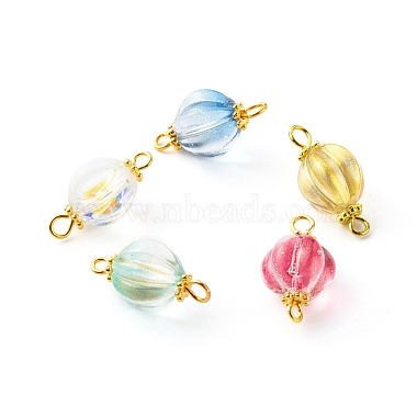 Golden Mixed Color Pumpkin Glass Links