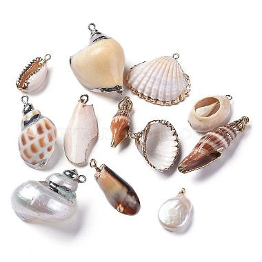 Mixed Color Mixed Color Mixed Shapes Other Sea Shell Pendants