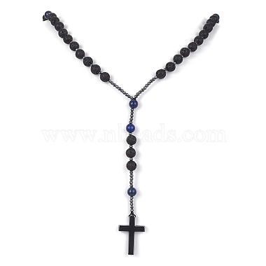 Cross Lapis Lazuli Necklaces
