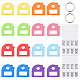 2 Sets Plastic Key Caps(FIND-GL0002-21)-1