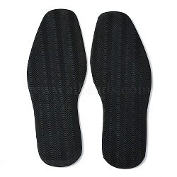 Rubber Shoe Sole Replacement Grips, Self-adhesive Anti-Slip Shoe Bottom Pads, Black, 330x126x4mm(FIND-WH0129-77)