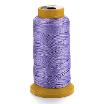 Polyester Thread, for Custom Woven Jewelry Making, Lilac, 1mm, about 230m/roll