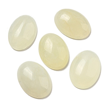 Natural New Jade Cabochons, Oval, 18x13x5~5.5mm
