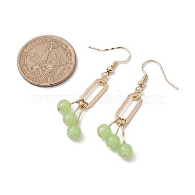 boucles d'oreilles pendantes en verre imitation jade(EJEW-JE05924-03)-3