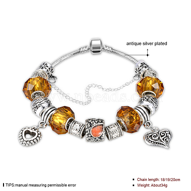 Goldenrod Glass Bracelets