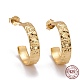 925 Sterling Silver Half Hoop Earrings(EJEW-F265-01G)-3