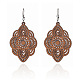 Wood & Iron Dangle Earrings(FS-WG31712-03)-1