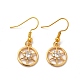 Rack Plating Brass Micro Pave Cubic Zirconia Dangle Earrings(EJEW-P221-01G)-1