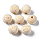 Unfinished Natural Wood European Beads(WOOD-S045-152)-1