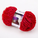 Polyester & Nylon Yarn, Imitation Fur Mink Wool Chunky Yarn, for DIY Knitting Soft Coat Scarf, Red, 13mm, about 32.81 Yards(30m)/Skein(X1-PW-WG86474-08)