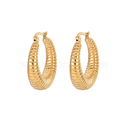 Elegant European Style Stainless Steel Gold-Plated Women's Earrings(WS1374-9)