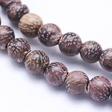 Chapelets de perles en bois de santal naturelles(X-WOOD-P011-01-8mm)-3