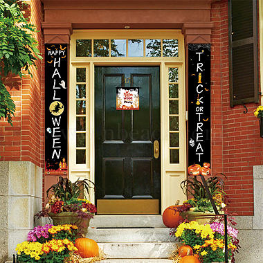 Polyester Hanging Sign for Home Office Front Door Porch Decorations(HJEW-WH0023-024)-5