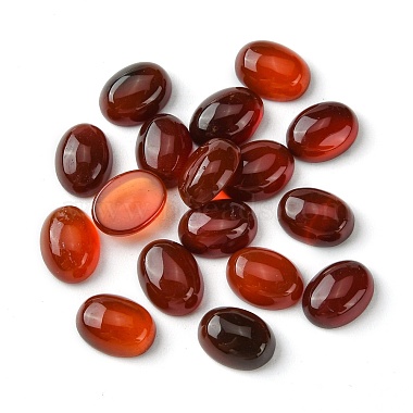 Oval Red Agate Cabochons