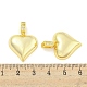 Heart Rack Plating Brass Clear Cubic Zirconia Pendants(KK-M291-11G)-3