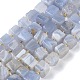 Natural Blue Lace Agate Beads Strands(G-G053-B23-01)-2
