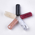 Acrylic Beads, Imitation Gemstone Style, Column, Mixed Color, 17.5x7mm, Hole: 2.5mm(OACR-T011-41)