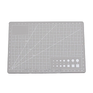 A3 Plastic Cutting Mat, Cutting Board, for Craft Art, Rectangle, Light Grey, 29.7x42cm(WG45171-01)