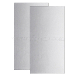 304 Stainless Steel Sheet, with Film, for Mechanical Cutting, Precision Machining, Mould Making, Stainless Steel Color, 10x5x0.05cm, about 4pcs/set(TOOL-WH0132-01C)