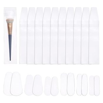 CHGCRAFT Plastic Brush Protection Dustproof Portable Brush Holders, White, 29x5.1x0.1cm