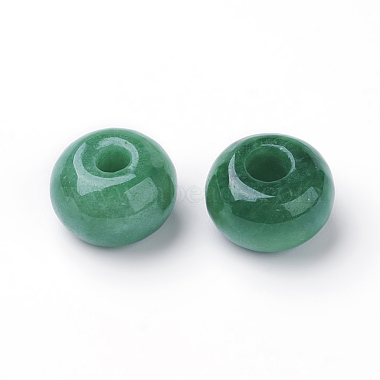 Natural Myanmar Jade/Burmese Jade European Beads(G-E418-21)-2